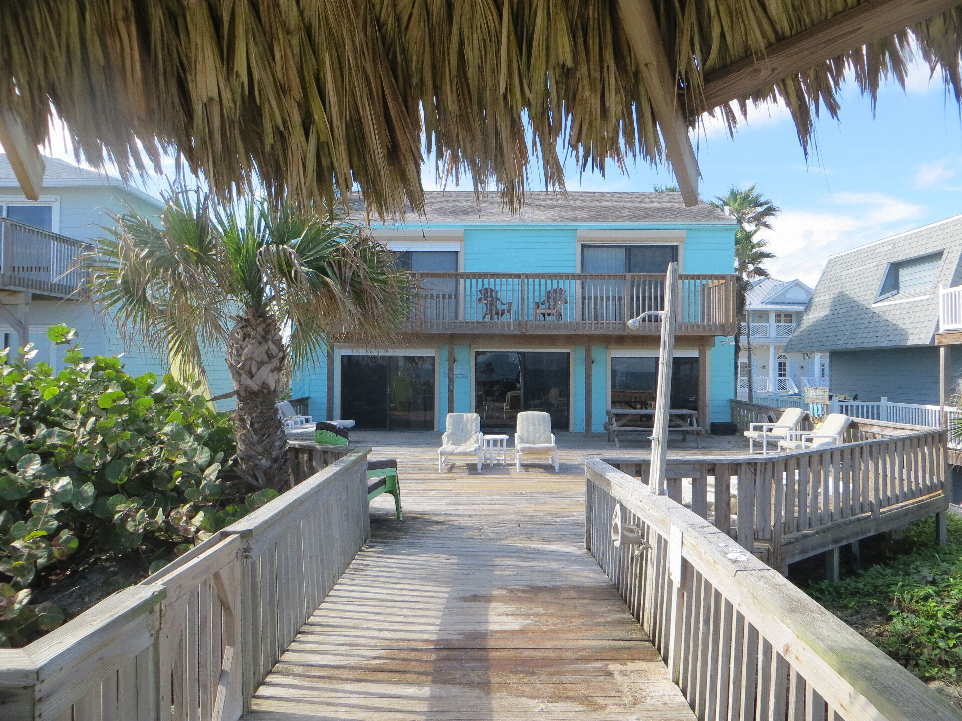 Ocean Front 3 bedroom / 3 bath home on 'No Drive Beach'