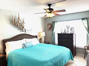 2 bedrooms, iron/ironing board, travel crib, free WiFi