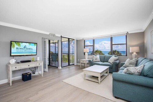 Beachfront Loggerhead Cay #102 Sanibel FL 2BR  Condo Direct Panoramic Gulf Views