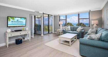 Beachfront Loggerhead Cay #102 Sanibel FL 2BR Condo Direct Panoramic Gulf Views