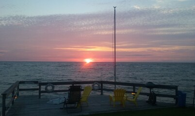 Relax and Renew on your private deck overlooking the Chesapeake Bay