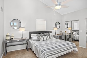 4 bedrooms, iron/ironing board, WiFi, bed sheets