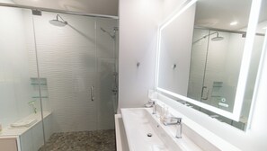 Hair dryer, towels