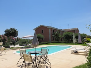 Pool - Three room apartment :Seafront residence with pool and garden (Santa Tecla di Acireale)