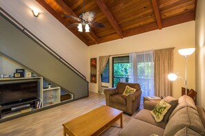 Smart TV, lettore DVD, libri, videoteca