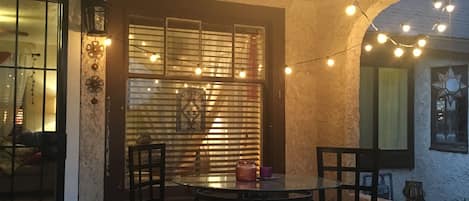 Outdoor dining