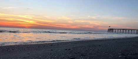 Sun-loungers, beach towels