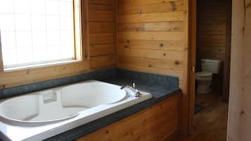 Ducha, bañera de hidromasaje, secador de pelo y toallas