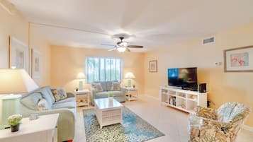 Smart TV, books, video library