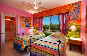 3 bedrooms, in-room safe, desk, iron/ironing board - On a White Sandy Beach, Beautiful artwork throughout the inside Condo#101 (San Miguel)
