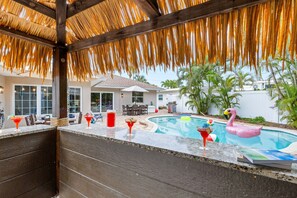 Una piscina riscaldata
