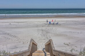On the beach