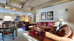 TV, fireplace, DVD player, table tennis