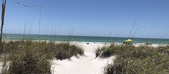 Beachfront Duplex (North unit) with unobstructed & secluded ocean views!
