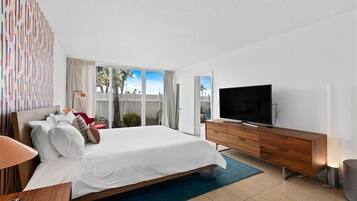 1 habitación, tabla de planchar con plancha, wifi y ropa de cama