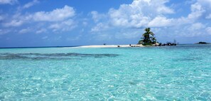 Plage, chaises longues, serviettes de plage