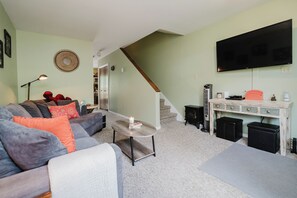 Smart TV, Netflix, DVD player, books