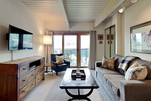 TV, DVD player, ping pong, books