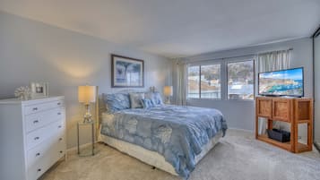 2 bedrooms, iron/ironing board, travel crib, WiFi