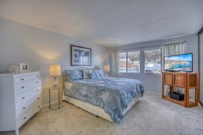 2 bedrooms, iron/ironing board, travel cot, WiFi