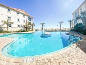 Indoor pool, outdoor pool