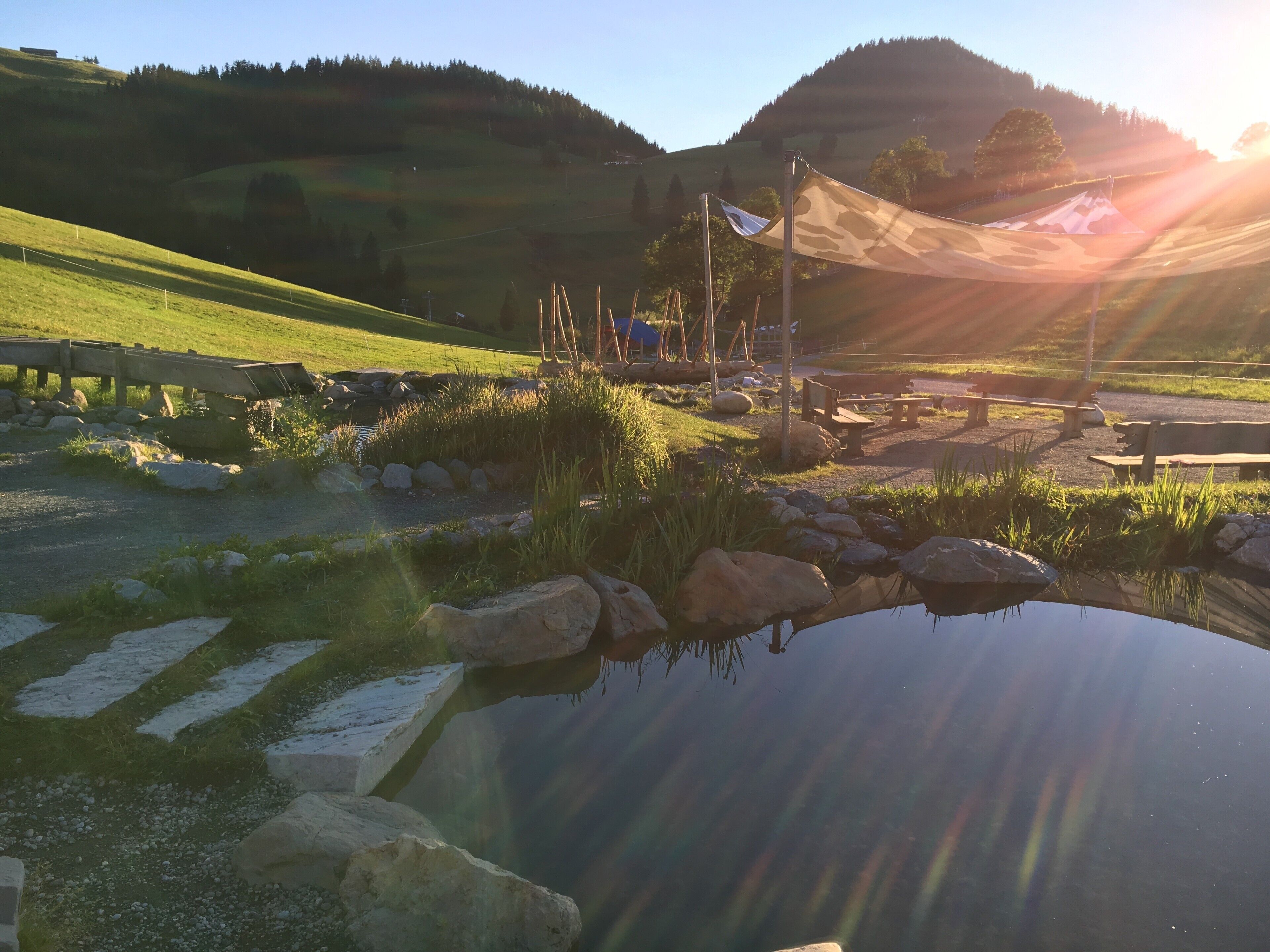 Overnatningsstedets område