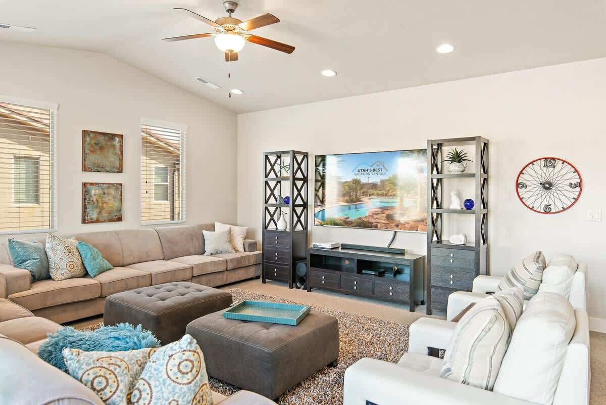 TV, video games, DVD player, offices