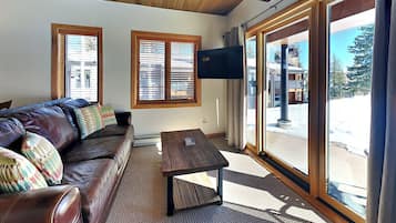 TV, DVD player, table tennis, books