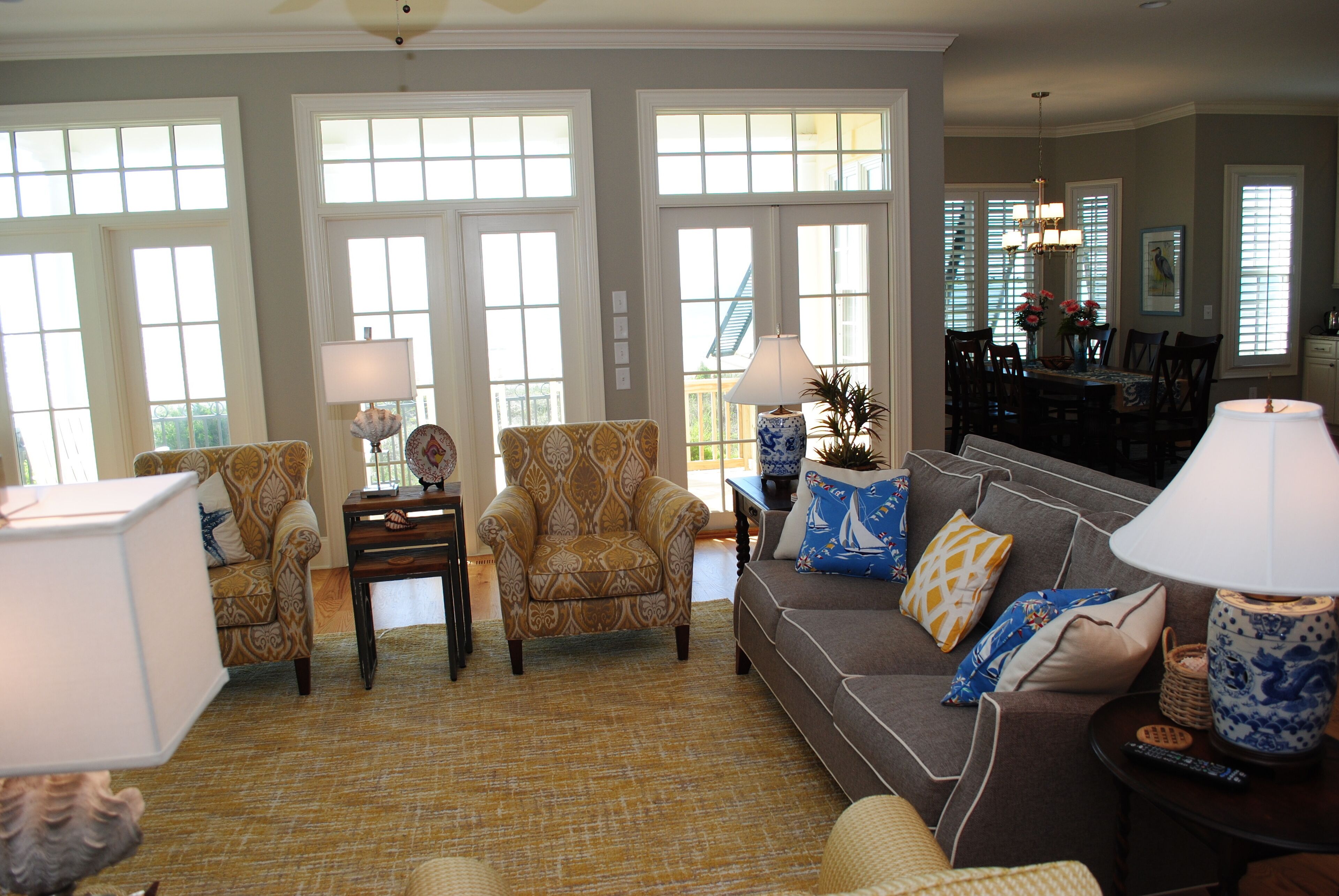 Oceanfront Home with pool access located in Charlestowne Grant community in Litchfield By the Sea.