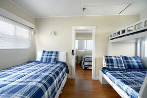 2 bedrooms, iron/ironing board, travel crib, WiFi