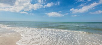 Private family waterfront beach cottage. Best location step out to bay and gulf