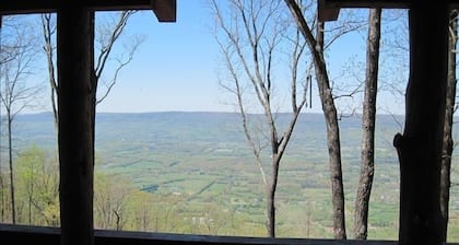 Log Cabin in the Clouds with a Million Dollar View - Private - Clean & Safe!