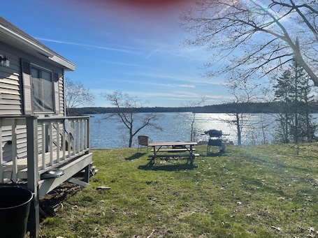 Terrace/patio. Camp Forever cottage