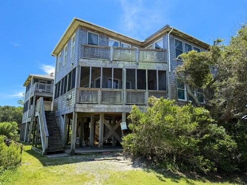 Ms Joy Bell:  Pet friendly, decks, screened porches, distant waterview