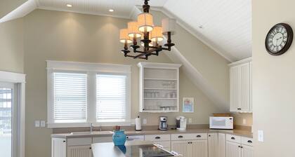 Cielos azules: cerca de las playas de Ocracoke, vistas panorámicas desde las cubiertas.