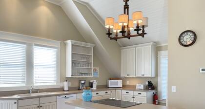 Blue Skies: Close to Ocracoke's beaches, panoramic views from decks.