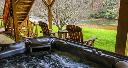 RIVERS EDGEW / poreallas, FIRE Pit, WiFi, kaasu F / P & Ping Pong. Lähellä Zaloo's!