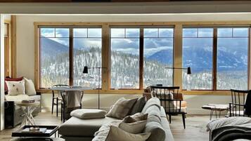 Televisión, chimenea