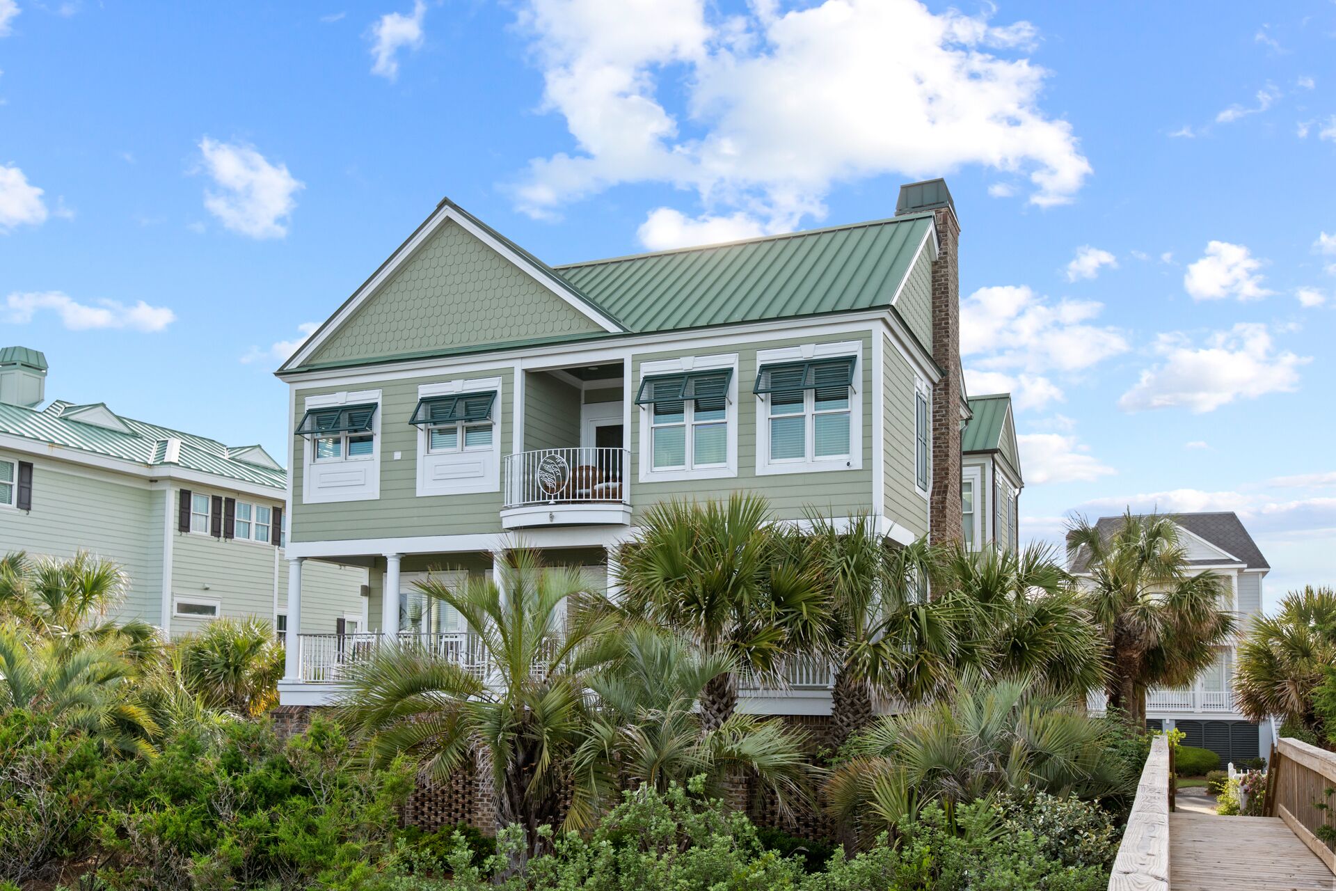 Oceanfront Beach Home with pool access located in Charlestowne Grant community.