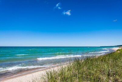 2026 Now OPEN! Colossal Lakefront Home in Sawyer!