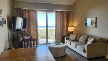 TV, DVD player, stereo