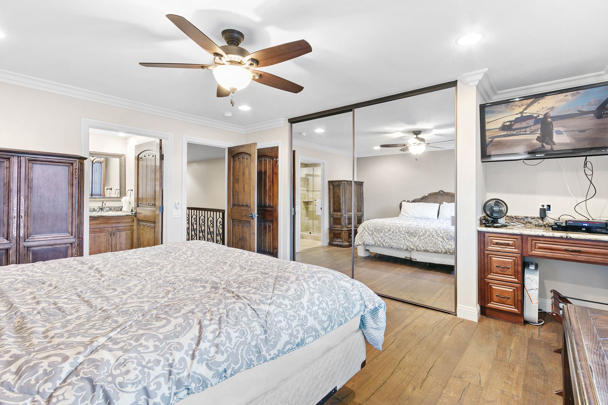 2 bedrooms, iron/ironing board, travel crib, WiFi
