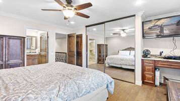 2 bedrooms, iron/ironing board, travel crib, WiFi