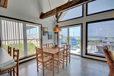 "grandview" - Cape Cod Ocean View Home em Surf City - Topsail Island, NC
