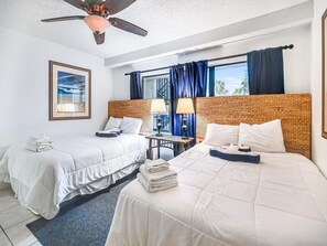 3 habitaciones, tabla de planchar con plancha, internet y ropa de cama