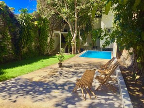 Alberca al aire libre 