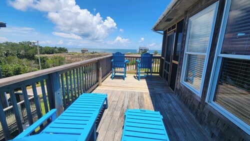Daydreamer:  Reverse floorplan home offering three master bedrooms.