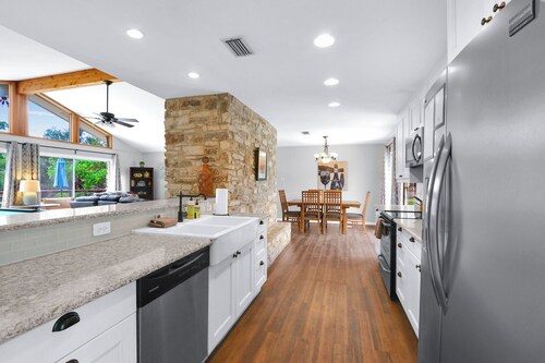 Gorgeous recently renovated 4 bedroom home with a pool and hot tub