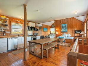 Dining - Stromayer Cottage:  Enjoy this cabin like home, simplistic design. (Ocracoke)