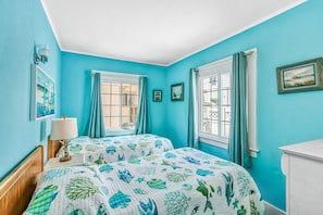 3 bedrooms, iron/ironing board, travel cot, WiFi